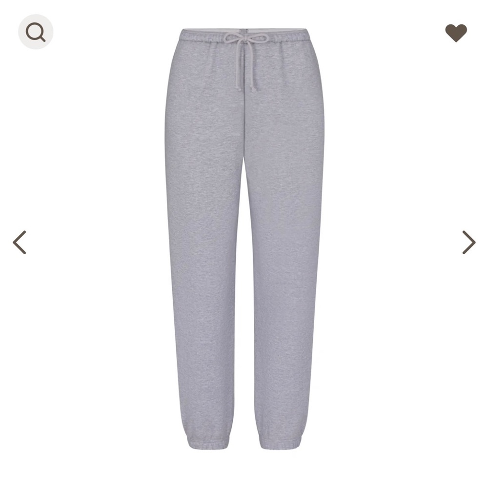 NWT SKIMS cotton fleece joggers